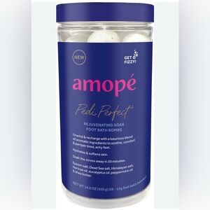 Amopé Pedi Perfect Rejuvenating Soak Foot Bath Bombs.